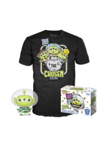 Подаръчен комплект Funko POP! PIXAR ALIEN REMIX Collectors Box: ALIEN AS BUZZ (GLOW IN THE DARK) (L) POP! & Tee 